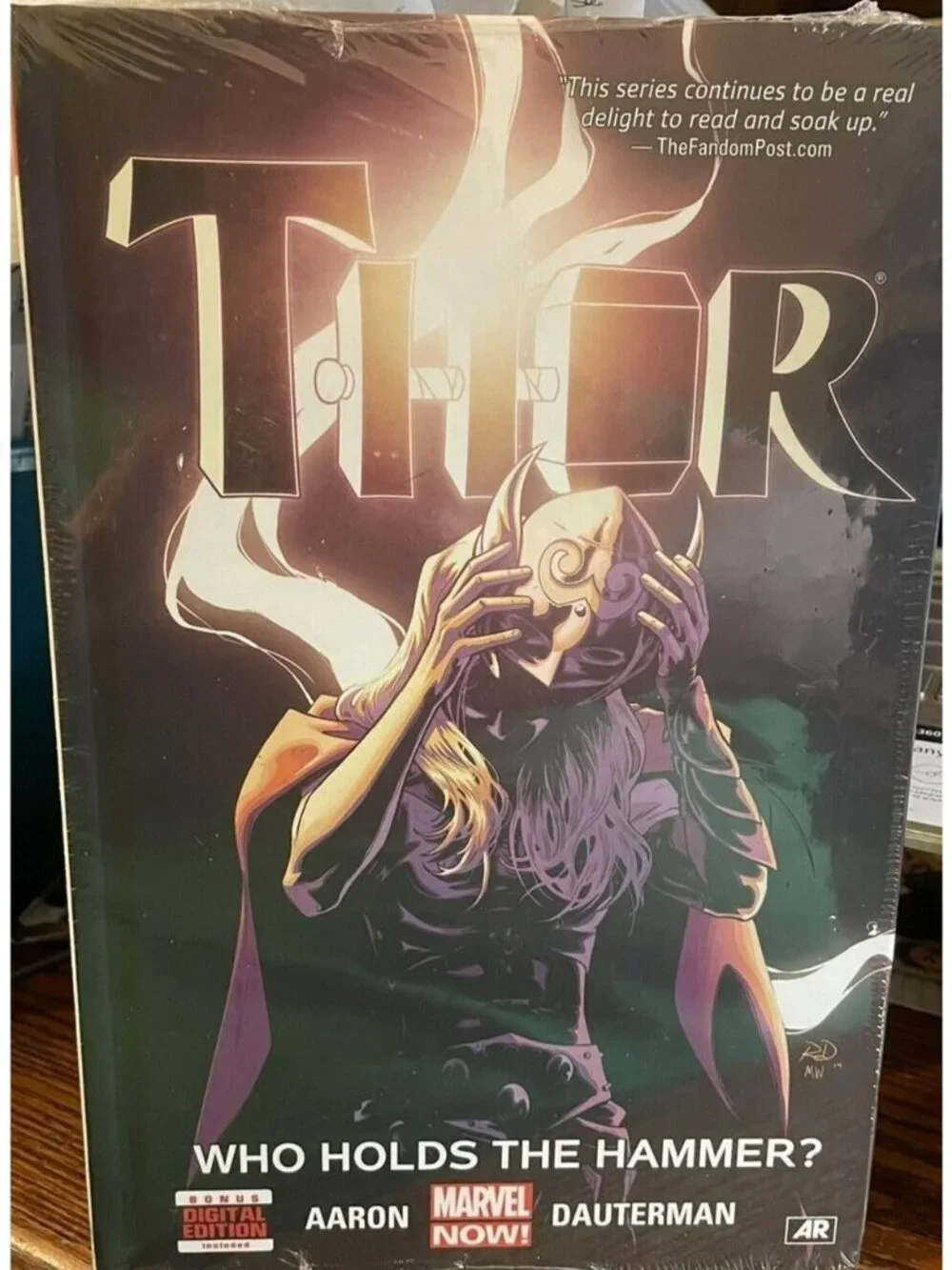 Thor: Who Holds The Hammer Hardcover Comic By Aaron & Dauterman Marvel Now! 2014